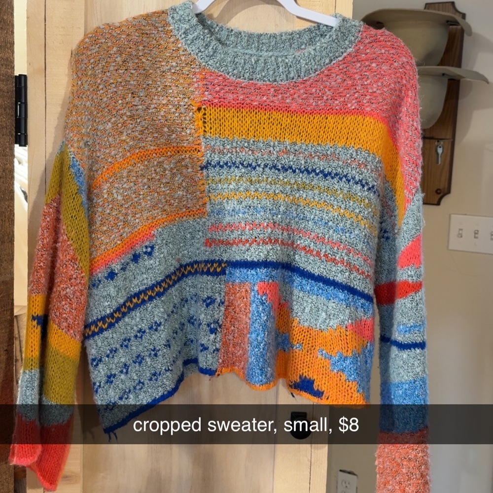 Colorful Patchwork Sweater